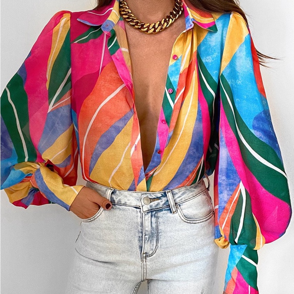 Runaway The Label “Fleetwood” Button Down Blouse